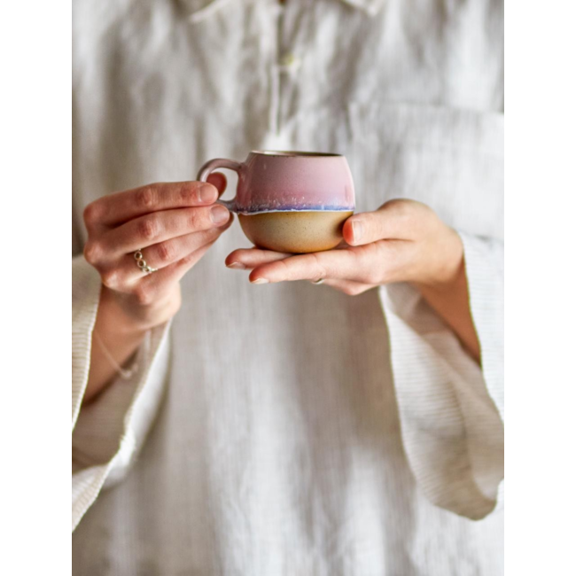 Paula Espresso Cup, Rose, Stoneware