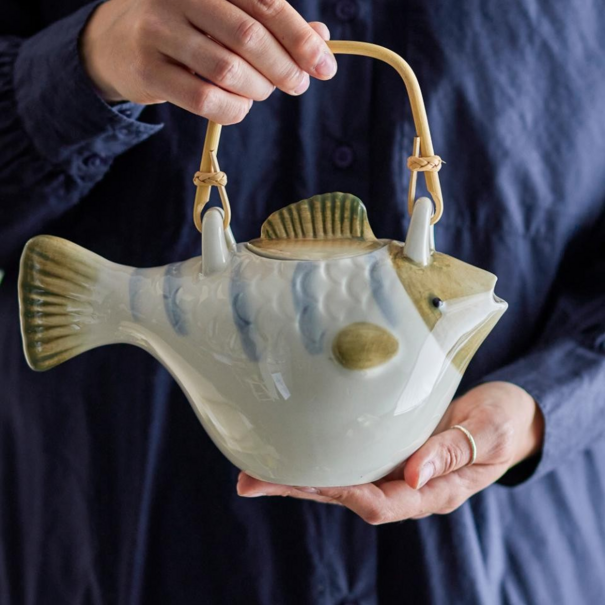 Bloomingville Wrenna Teapot, Grey, Stoneware