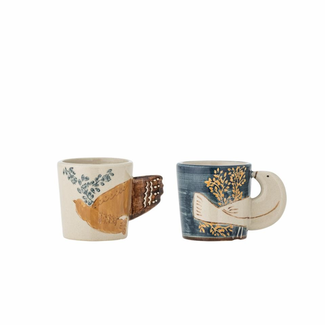 Bloomingville Hezha Espresso Cup, Blue, Stoneware
