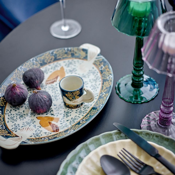 Bloomingville Hezha Espresso Cup, Blue, Stoneware