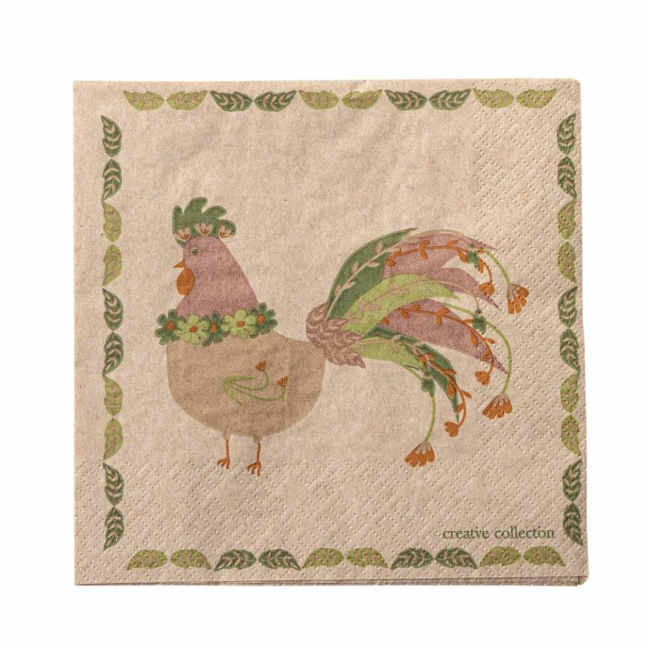 Bloomingville Joshua Napkin, Green, FSC® Recycled, Paper
