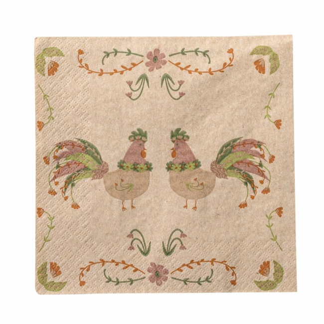 Joshua Napkin, Green, FSC® Recycled, Paper
