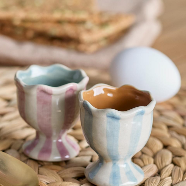 Bloomingville Willa Egg Cup, Multi, Stoneware (set of 2)