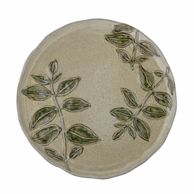 Bloomingville Jasper Plate, Green, Stoneware