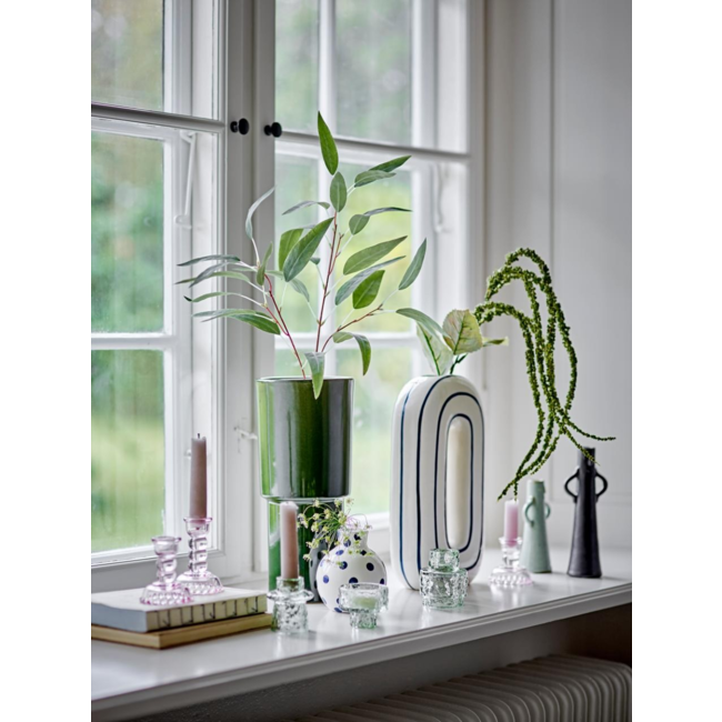 Marji Vase, Green, Stoneware