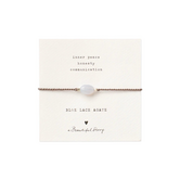 Gemstone Card Blue Lace Bracelet