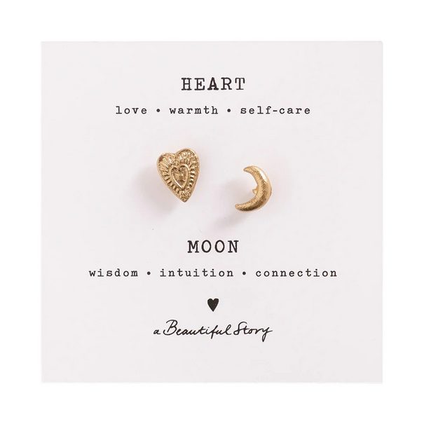 A beautiful story Brooch Heart