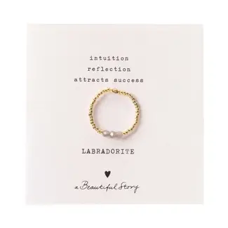 A beautiful story Clarity Labradorite Ring