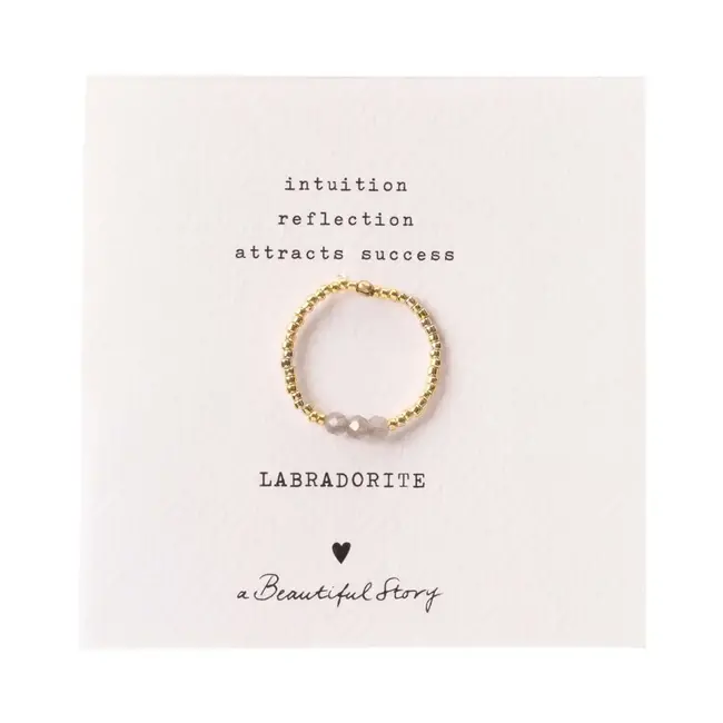 A beautiful story Clarity Labradorite Ring