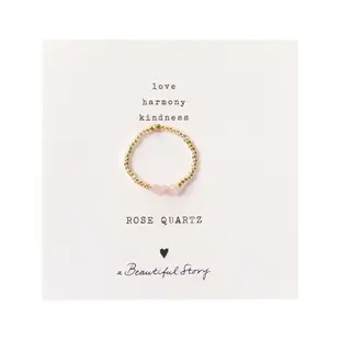 Clarity Rose Quartz Ring