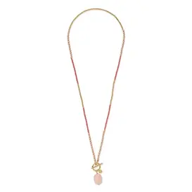 Secure Rose Quartz Necklace