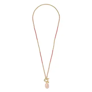 A beautiful story Secure Rose Quartz Necklace