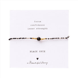 Iris Card Black Onyx Bracelet