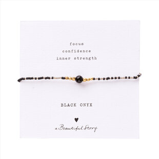 Iris Card Black Onyx Bracelet