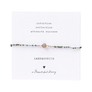 Iris Card Labradorite Bracelet