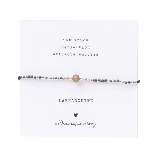 A beautiful story Iris Card Labradorite Bracelet