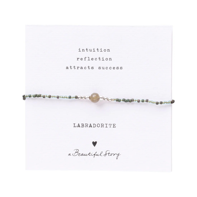 Iris Card Labradorite Bracelet