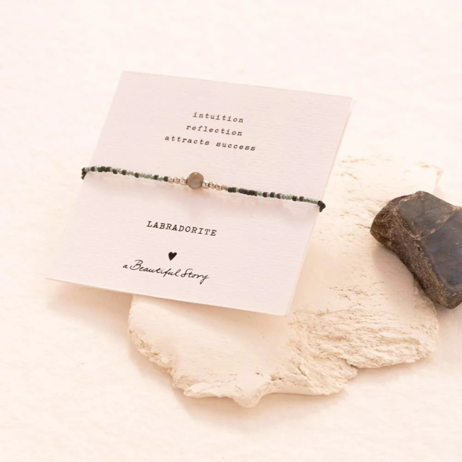Iris Card Labradorite Bracelet