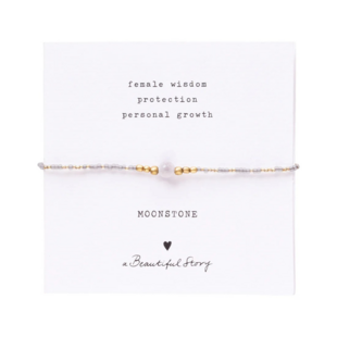 Iris Card Moonstone Bracelet