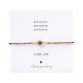 Iris Card Tiger Eye Bracelet