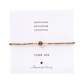 Iris Card Tiger Eye Bracelet