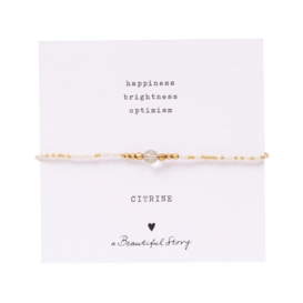 Iris Card Citrine Bracelet
