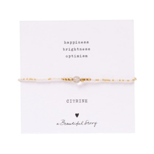 Iris Card Citrine Bracelet