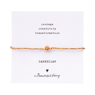 Iris Card Carnelian Bracelet