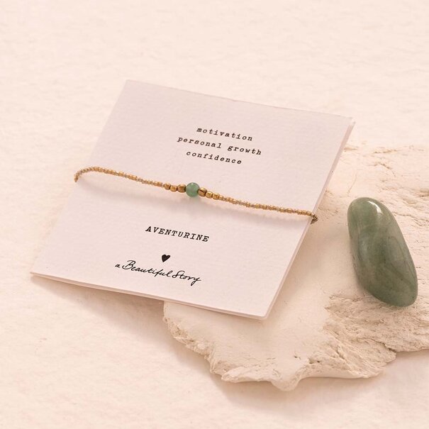 A beautiful story Iris Card Aventurine Bracelet