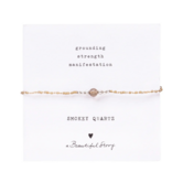 Iris Card Smokey Quartz Bracelet
