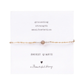 Iris Card Smokey Quartz Bracelet