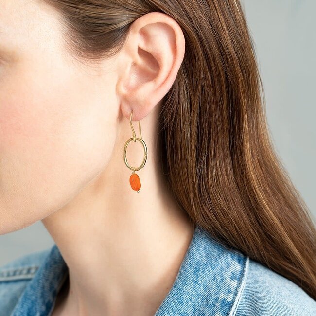 Graceful Carnelian Earrings
