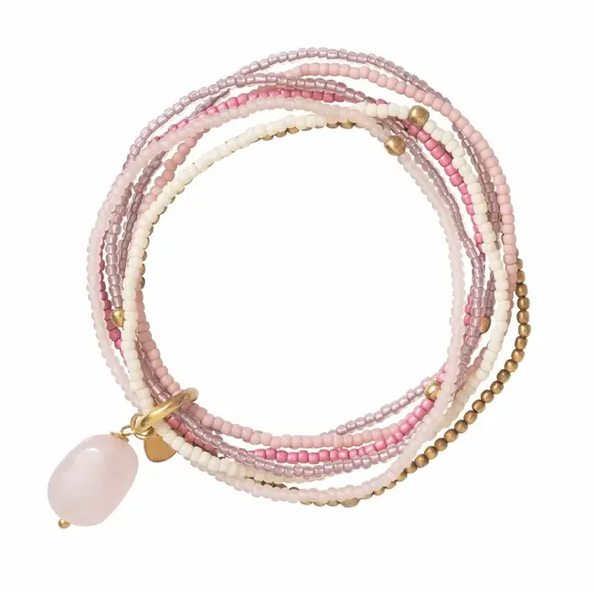 Nirmala Rose Quartz GC Bracelet