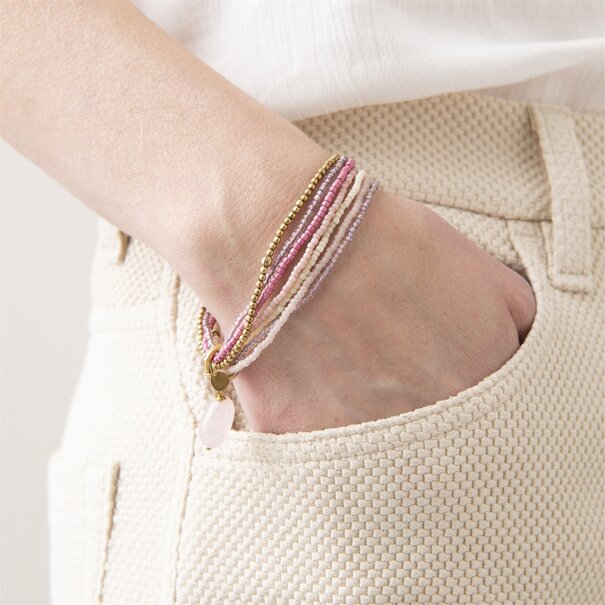 A beautiful story Nirmala Rose Quartz Bracelet