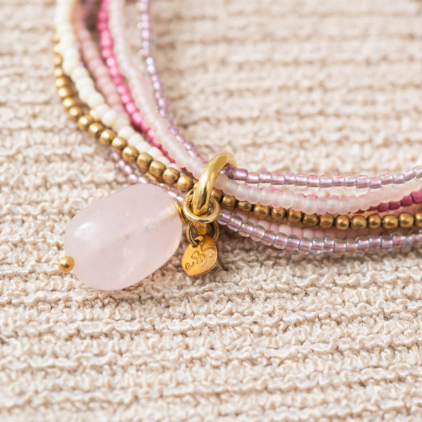 A beautiful story Nirmala Rose Quartz Bracelet