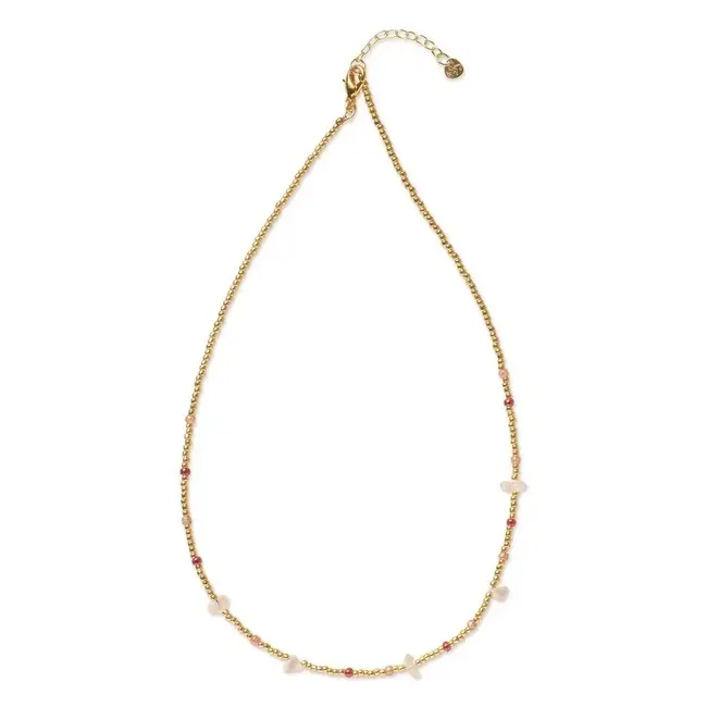 A beautiful story Believing Rosé Quartz Necklace