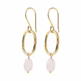 Graceful Rose Quartz Earrings