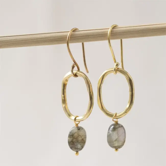 Graceful Labradorite Earrings