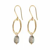 Graceful Labradorite Earrings