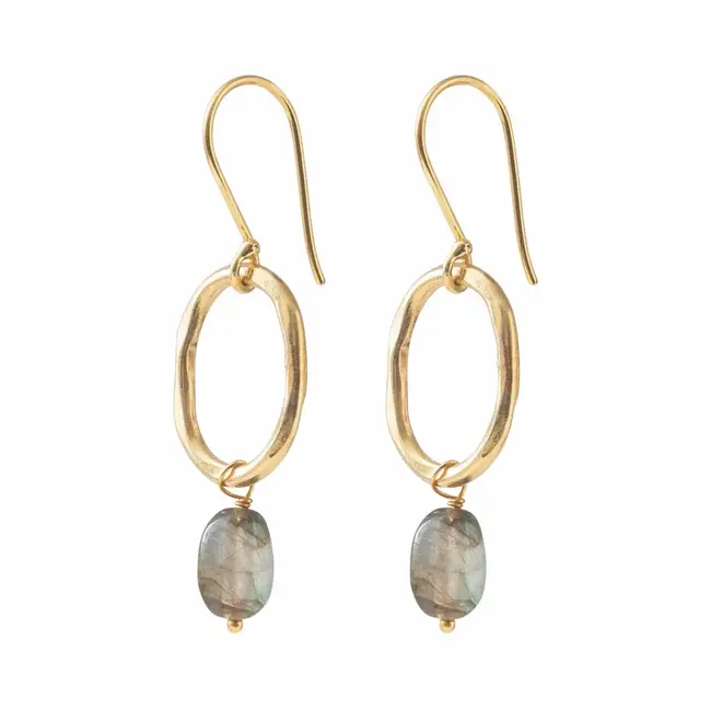 Graceful Labradorite Earrings