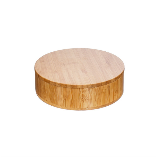 Sass & Belle round bamboo jewelry box