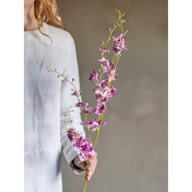 Orchid Stem, Rose, Artificial Flowers