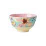 Small Bowl - Mint - Selma Flower Print