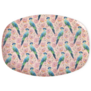 melamine rectangular Plate exotic birds