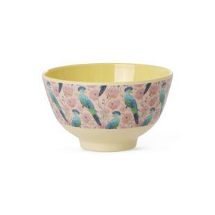 Melamine bowl exotic bird