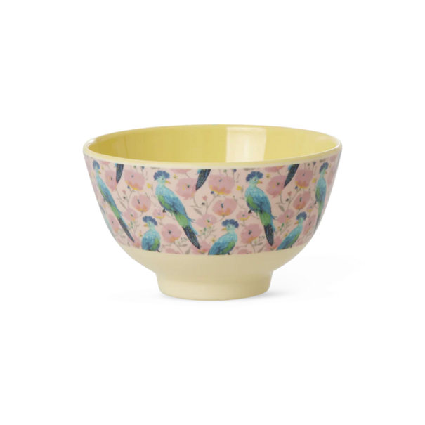 Rice Melamine bowl exotic bird