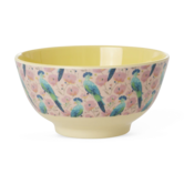 melamine bowl exotic bird
