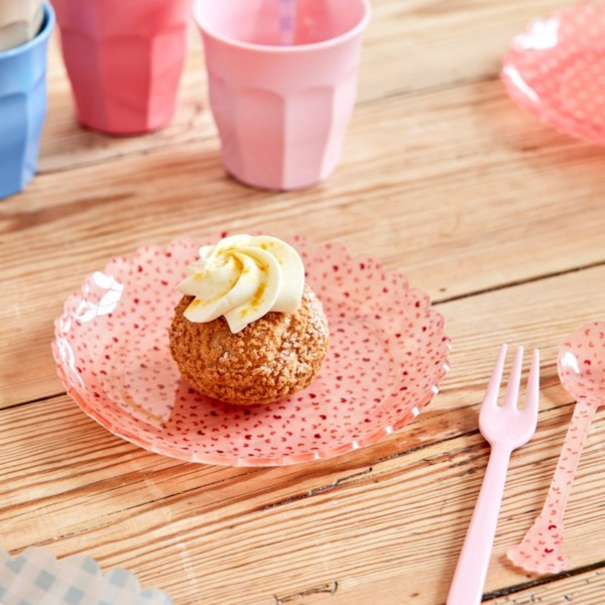 Rice Cake plate hearts