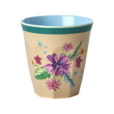 Melamine cup with Arda bloom