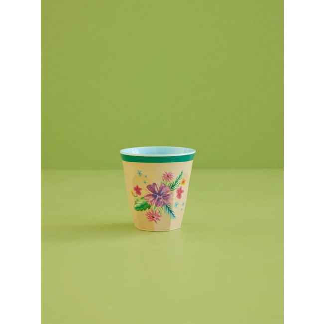 Melamine cup with Arda bloom